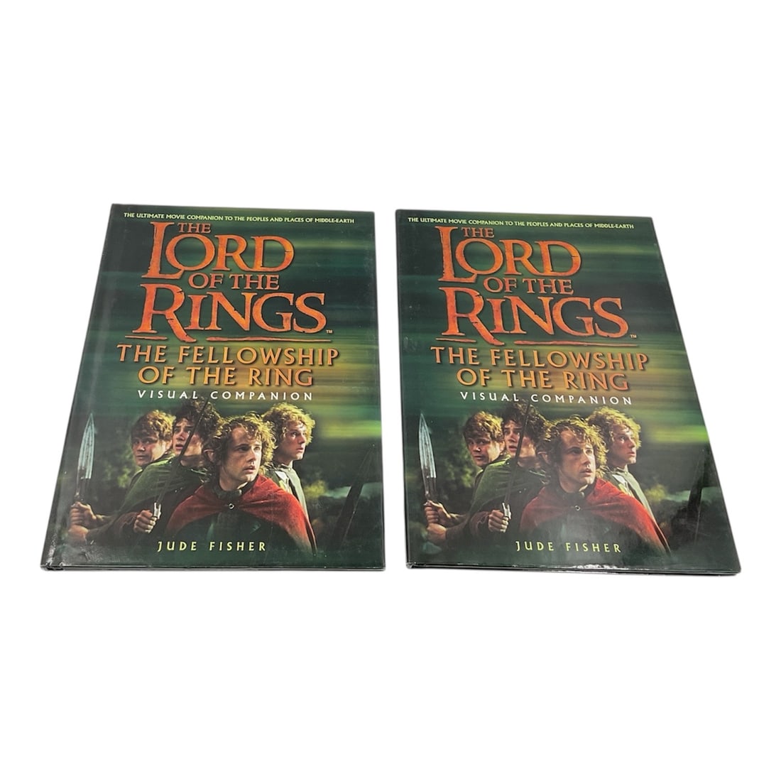 The Lord of the Rings The Fellowship of the Ring Visual Companion Book Pair by Jude Fisher (1 of 3)