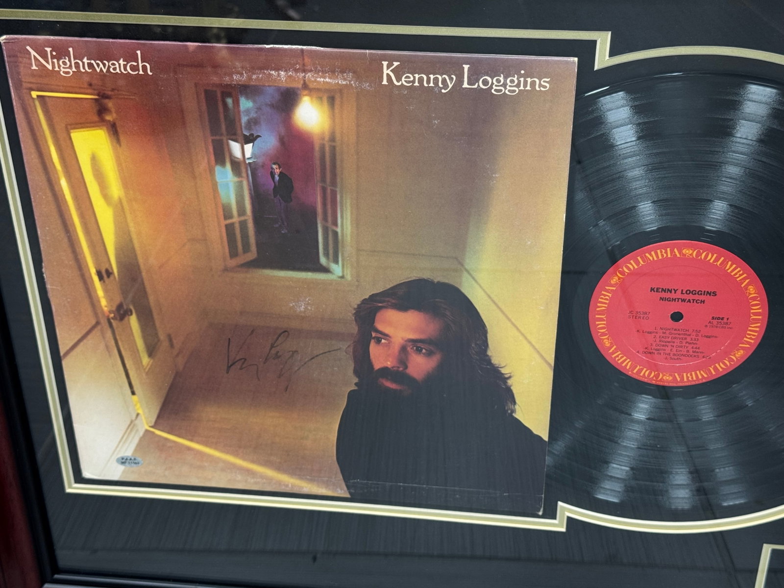 Keep the Fire by Kenny Loggins Signed Record Album Display (1 of 4)