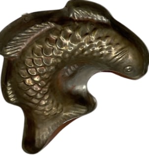 Copper Toned Fish Mold - 2
