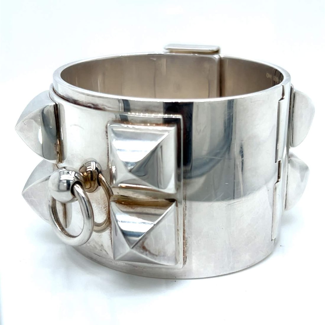 HERMES Silver Collier de Chien Bangle - 2