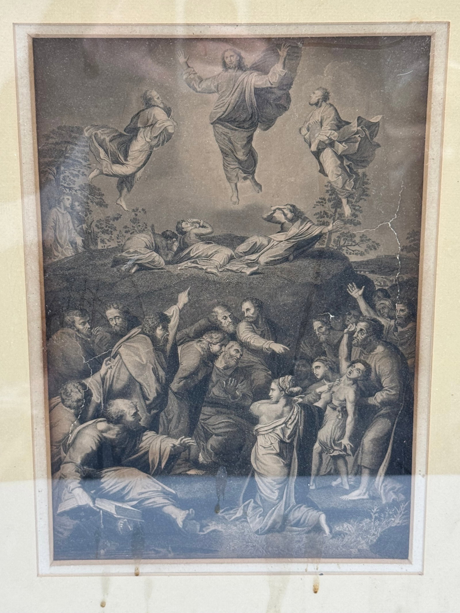 The Transfiguration Antique Victorian Etching - 2