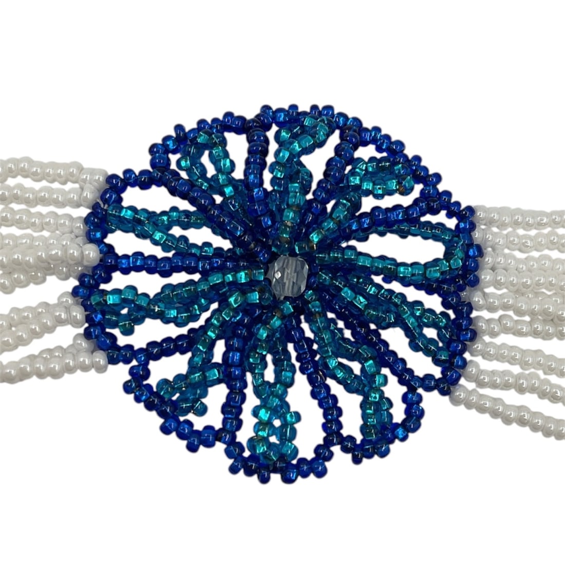 Handcrafted Multi-Strand Beaded Necklace - 2