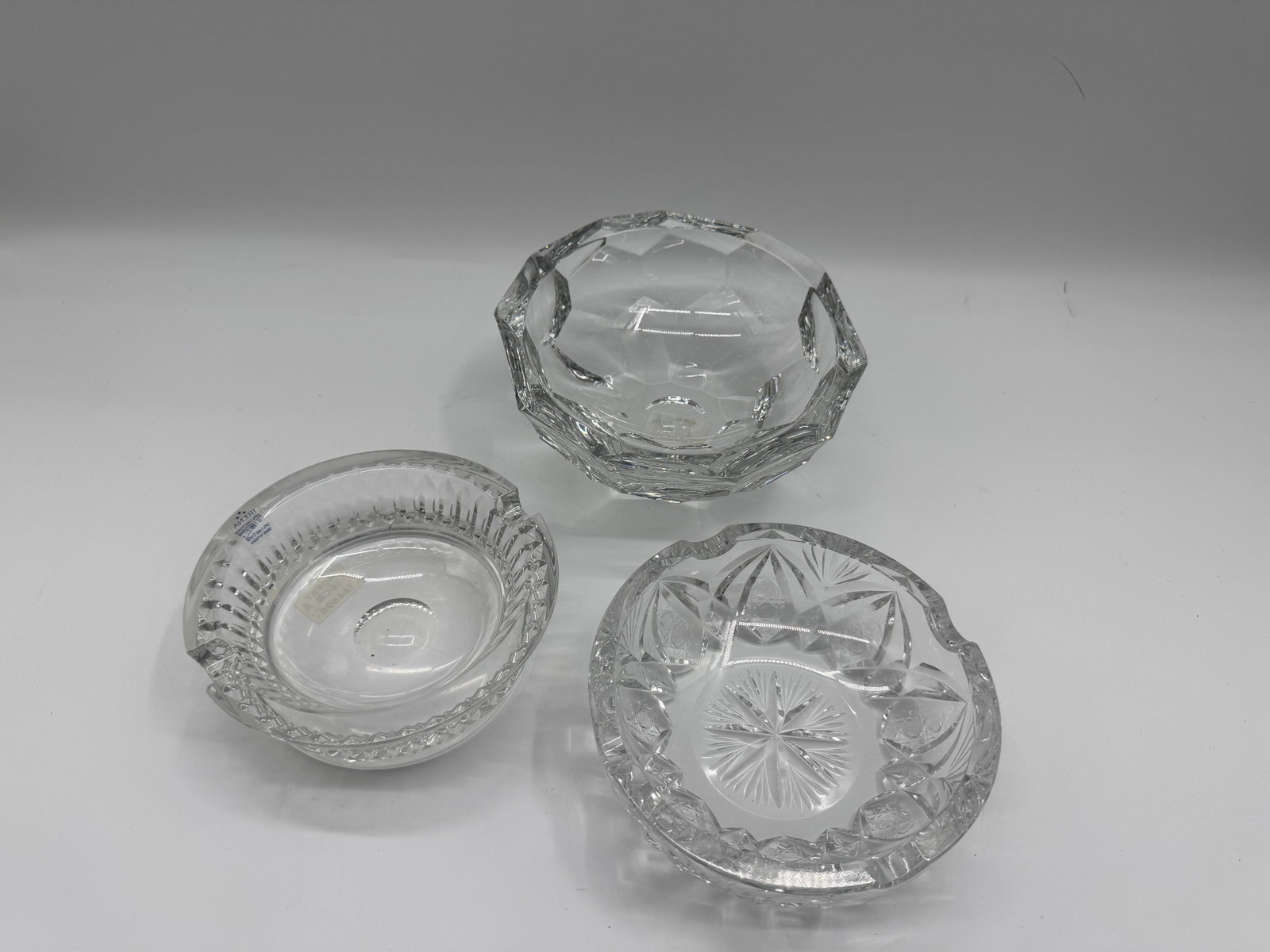 Three Assorted Glass Bowls - 2