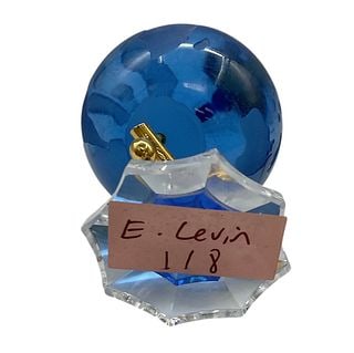 Blue Globe Paperweight - 3