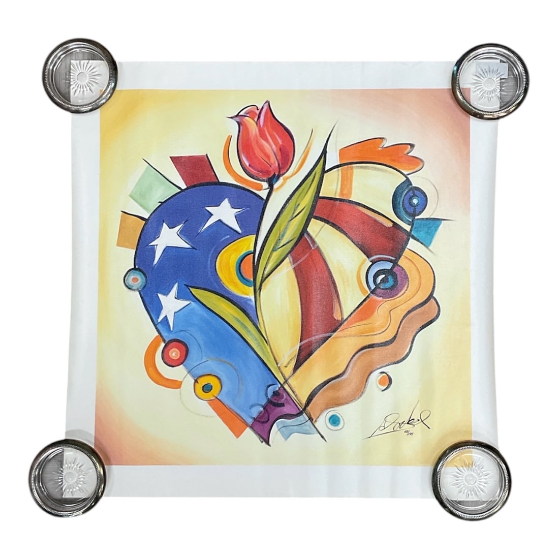 "Red, White, Rose" by Alfred "Alex" Gockel (1 of 3)