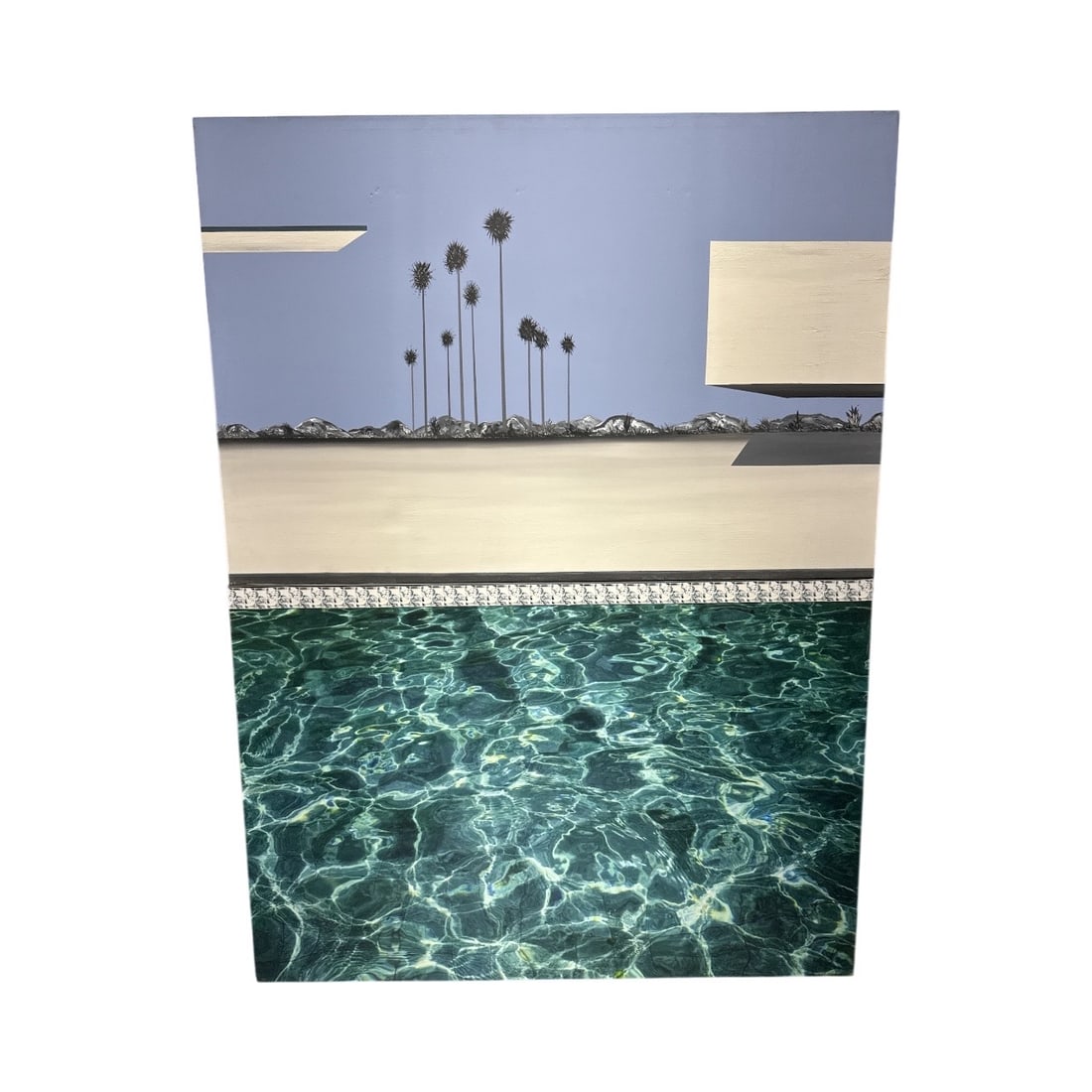 Swimming Pool III by Almir Reis - Two Pieces Stacked (1 of 5)