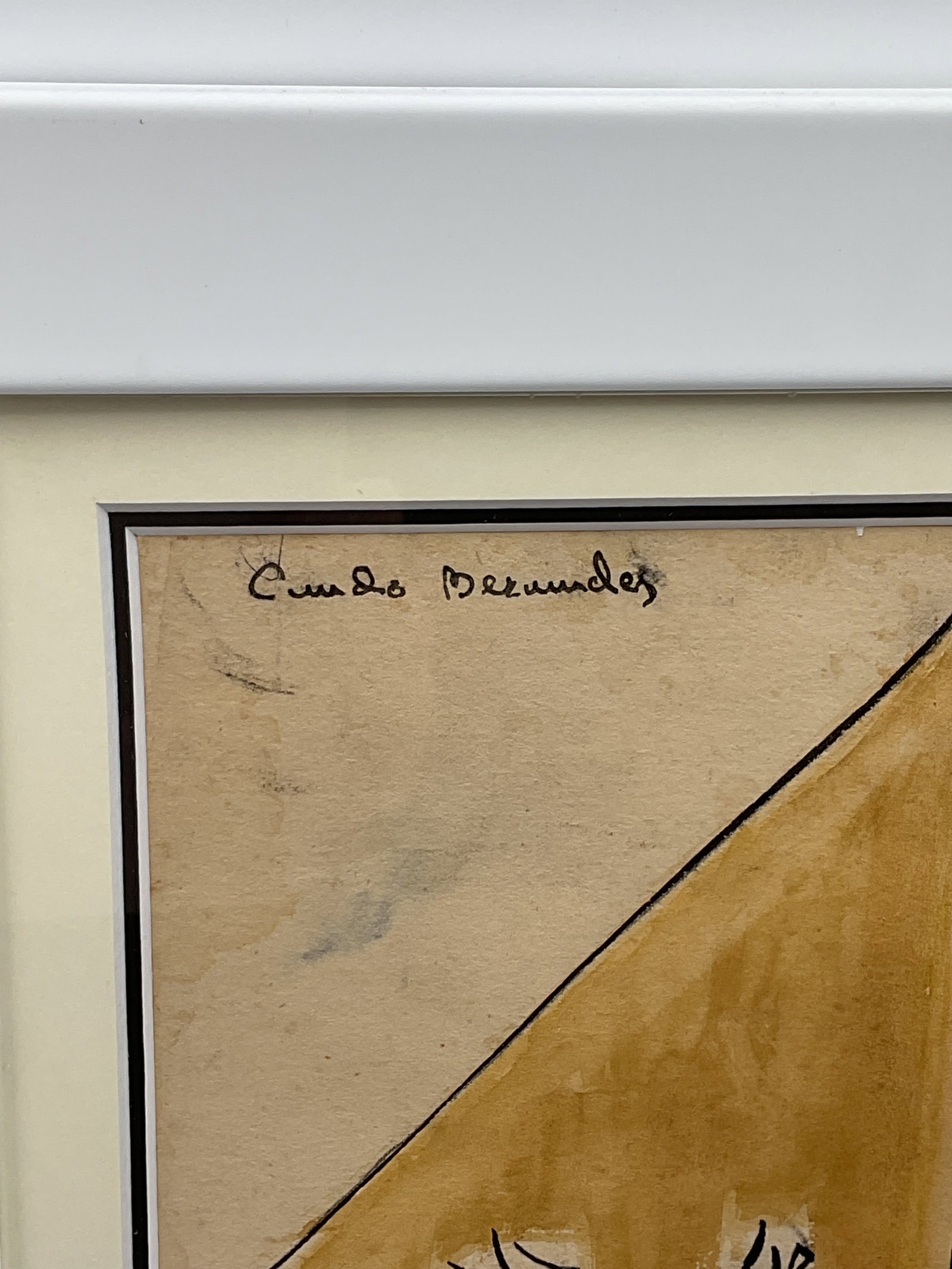 Framed Figurative Composition by Cundo BermÃºdez - 2