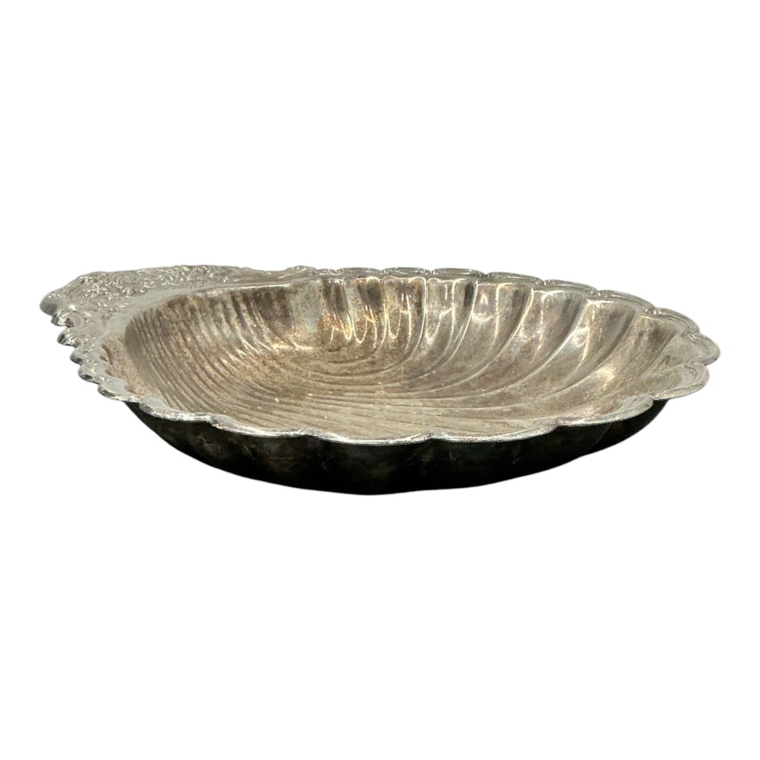 Silver-Plated Shell Form Serving Dish - 2