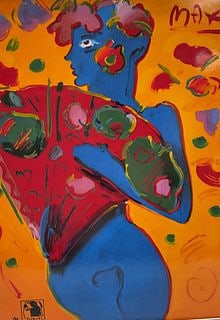 Peter Max Abstract "FAN DANCER" - 2