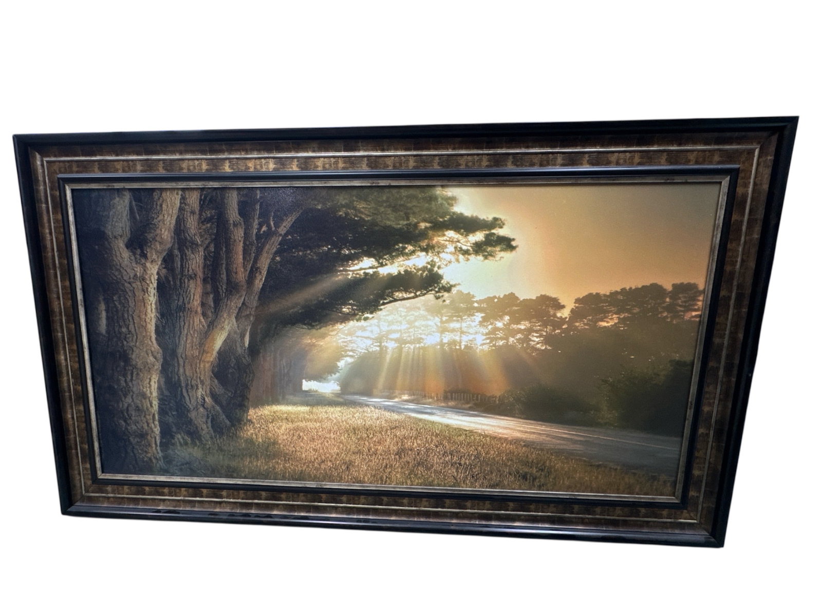 No Place to Fall" Framed Art Print by William Vanscoy.