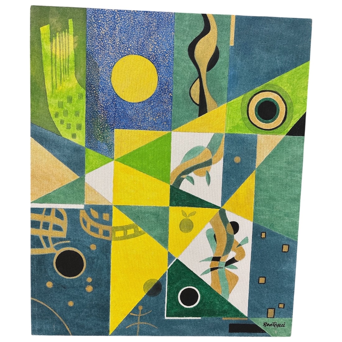 Nature Abstract, Signed, Reategui