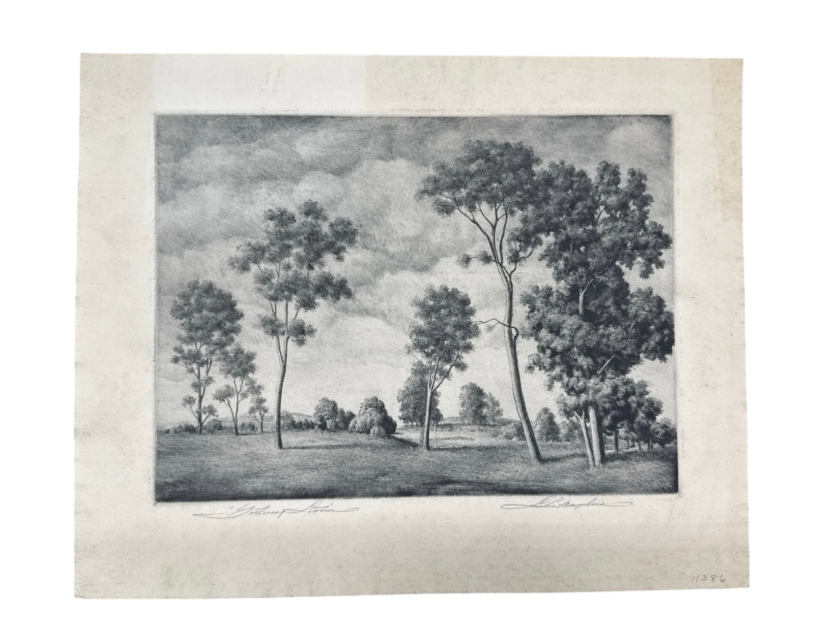 Samuel L. Margolies (1897-1974) "Gathering Storm" - 1940 AAA Etching (1 of 3)