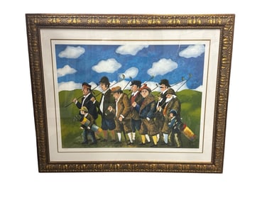 Guy Buffet Gang on the Move Limited Edition Serigraph Framed 289/595