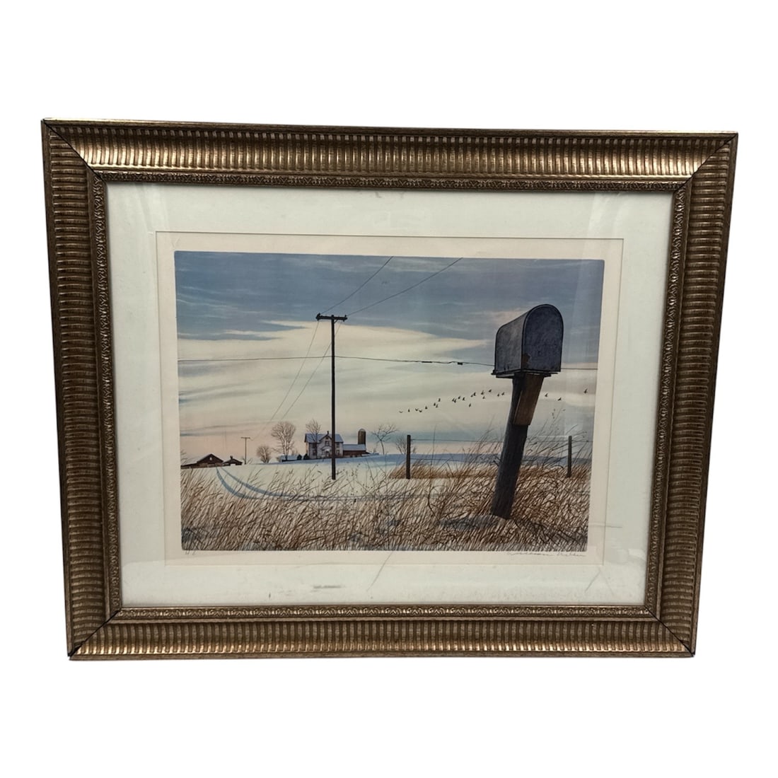 William Nelson Rural Free Delivery Limited Edition Lithograph Framed 416/500 (1 of 6)