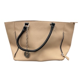 Charles Jourdan Pebbled Leather Tote Handbag