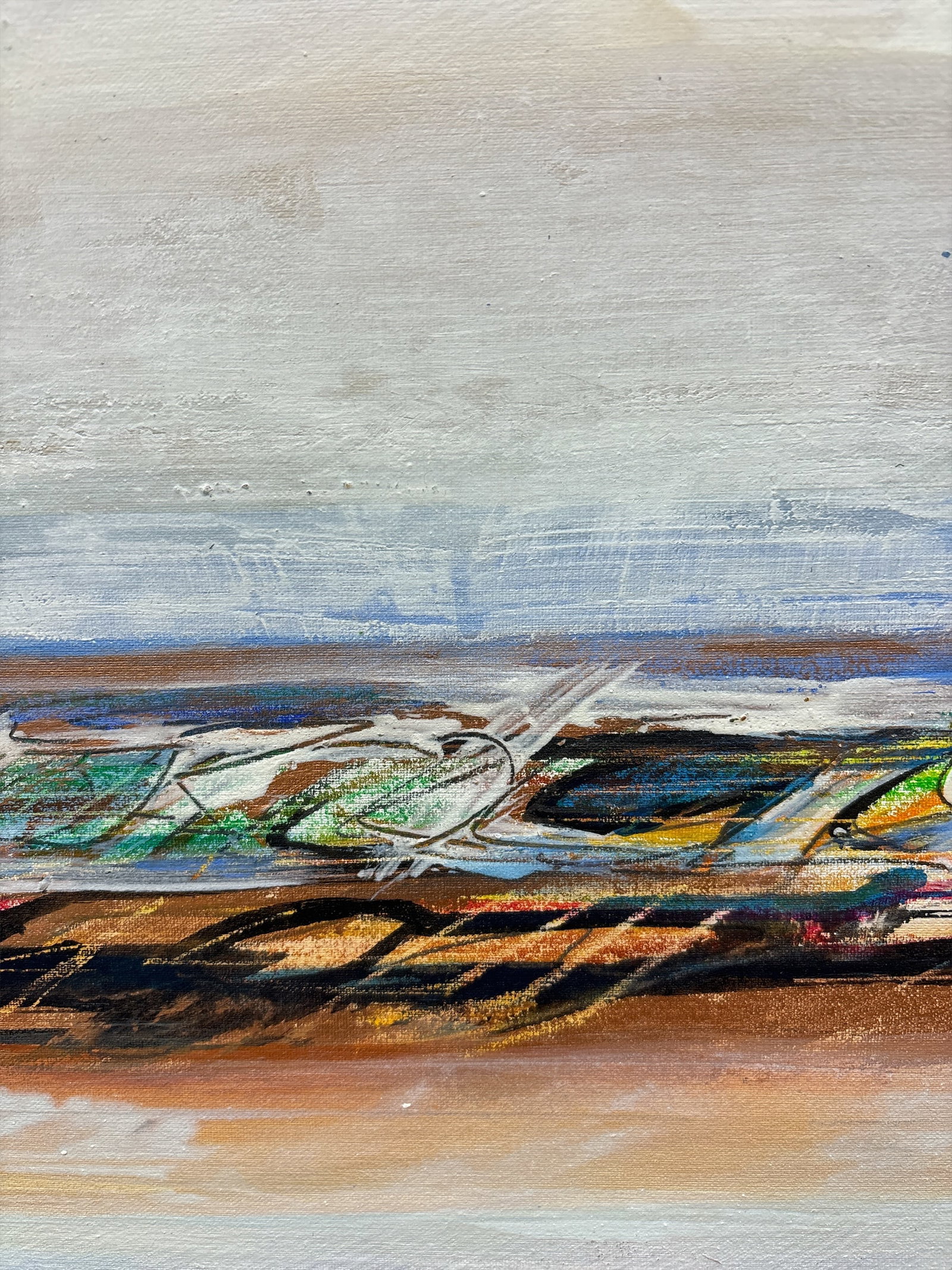 "Untitled" by Felix Bermudez Larez (Venezuela, B.1967) Acrylic on Canvas (1 of 4)
