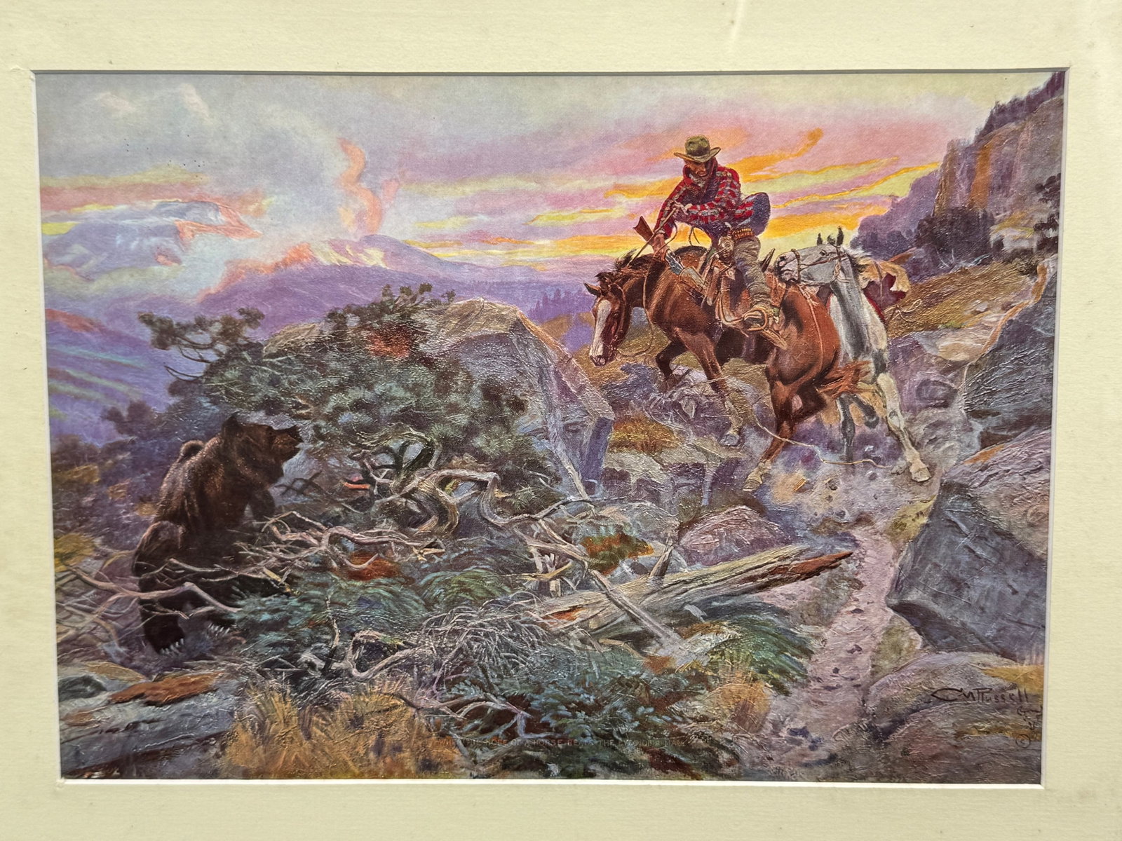 "When the Nose of a Horse Beats the Eyes of Man" by Charles Marion Russel (American. 1864-1926): Artwork Details
