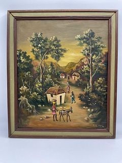 Village Pathway Scene by Fritz Pierre (1 of 5)