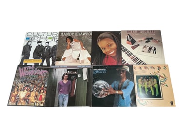 Assorted Pop, Soul, & Soundtrack Vinyl LP Records - Collection of 8