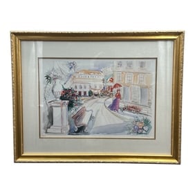 M. Leider Signed, European Street Scene 437/750 (1 of 4)
