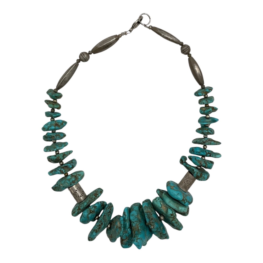 Native American Navajo Turquoise Nugget Necklace (1 of 2)