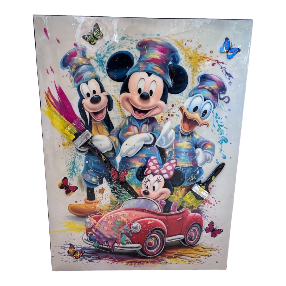 Vincent Disney - Goofy, Mickey, Donald, Minnie Car W/COA: Vincent – "Vincent Disney"