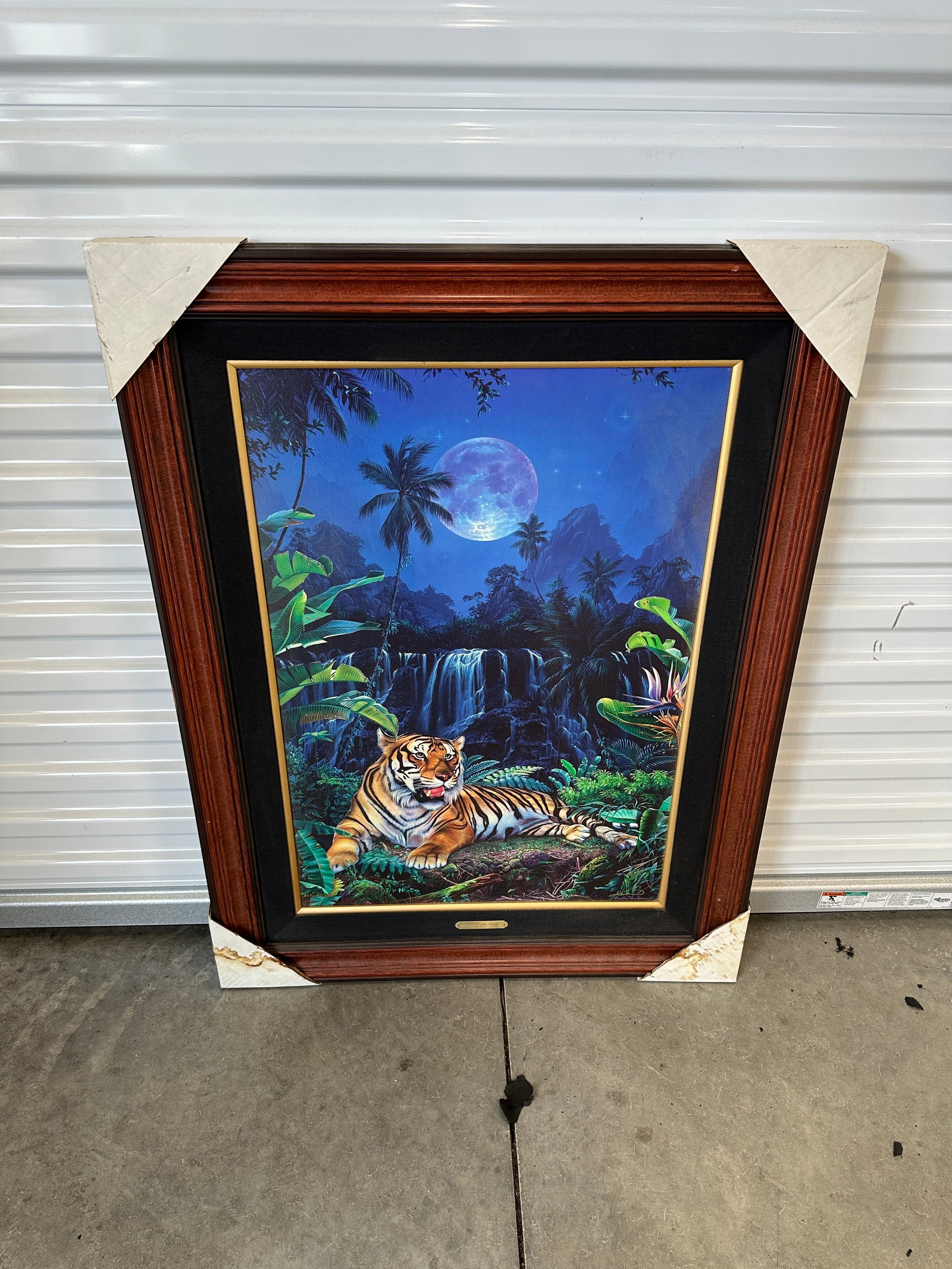 "Eyes of the Tiger" by Christian Riese Lassen (American, B. 1949) Mixed Media on Canvas (1 of 9)
