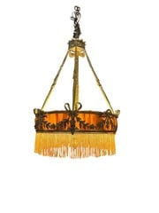 French Louis XVI Style Bronze Fringe Chandelier (1 of 13)
