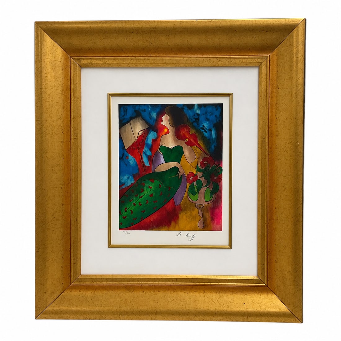 Fa Solo by Linda Le Kinff (France, B. 1949) Serigraph (1 of 4)