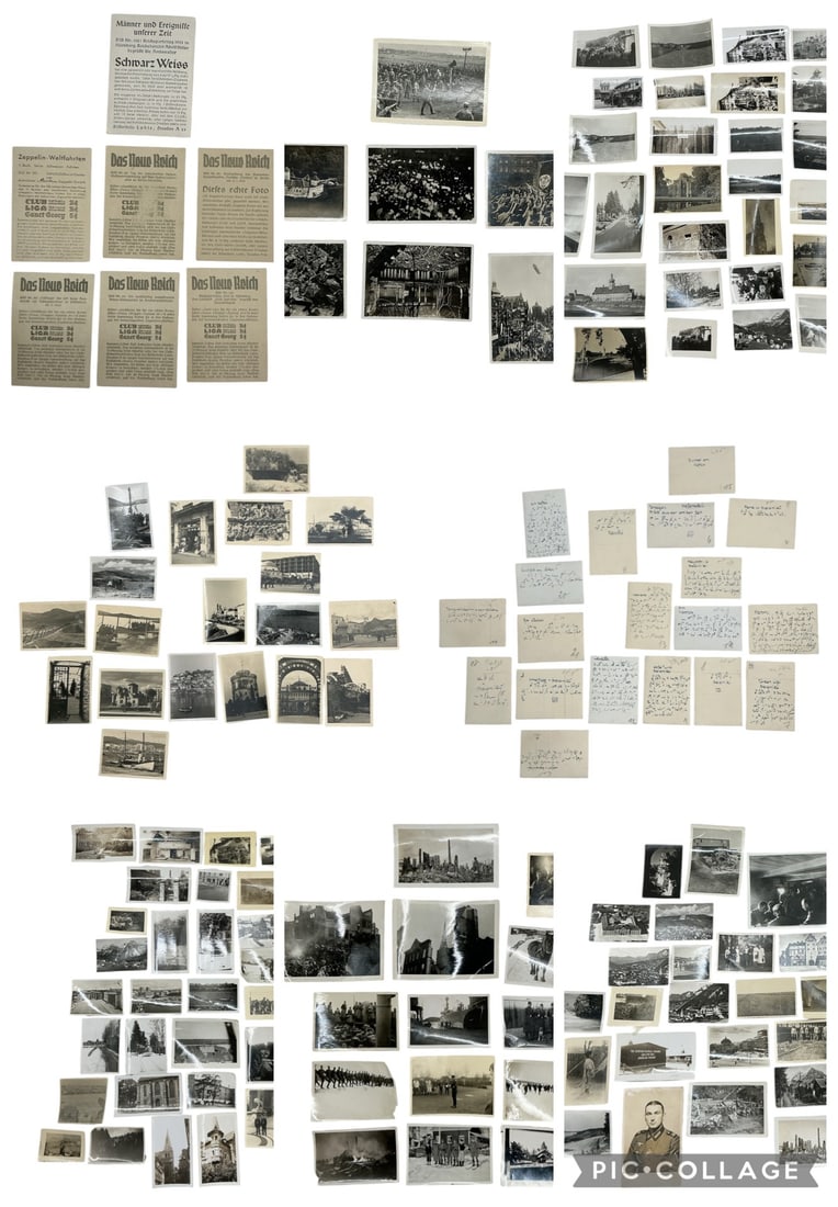 Archive of Vintage Black-and-White Military and Travel Photographs with Descriptive Trade Cards (1 of 8)