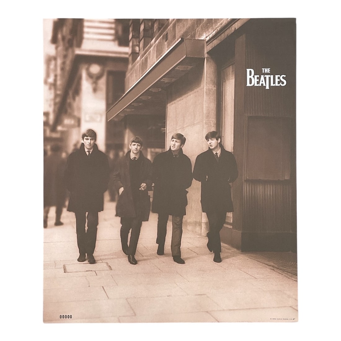 "The Beatles Live at the BBC" 1994 Official Limited Edition Lithograph Poster: Specs: Artist: Unknown (Photographe
