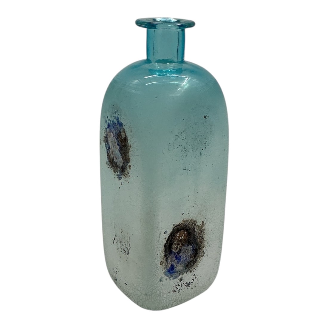 Alfredo Barbini Murano Glass Scavo Finish Bottle Vase: Specifications Maker / Artist: Alfredo Barbini