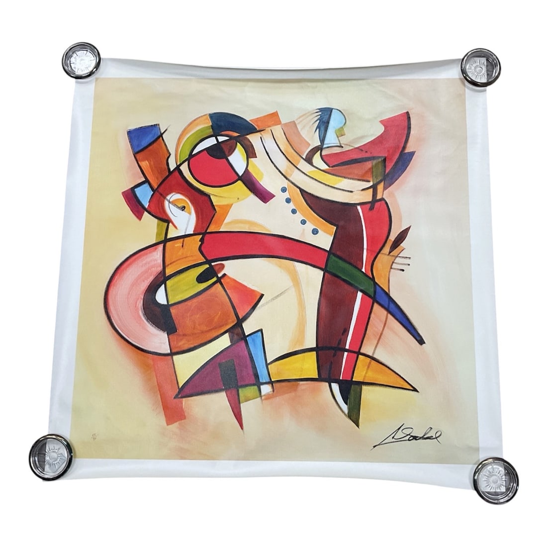 "On the Edge of Greatness" by Alfred "Alex" Gockel w/ COA: Limited edition giclée on canvas titled "On the Edge of Greatness" by Alfred "Alex" Gockel (German, b. 1952), dated 2016. The composition features the artist's signature