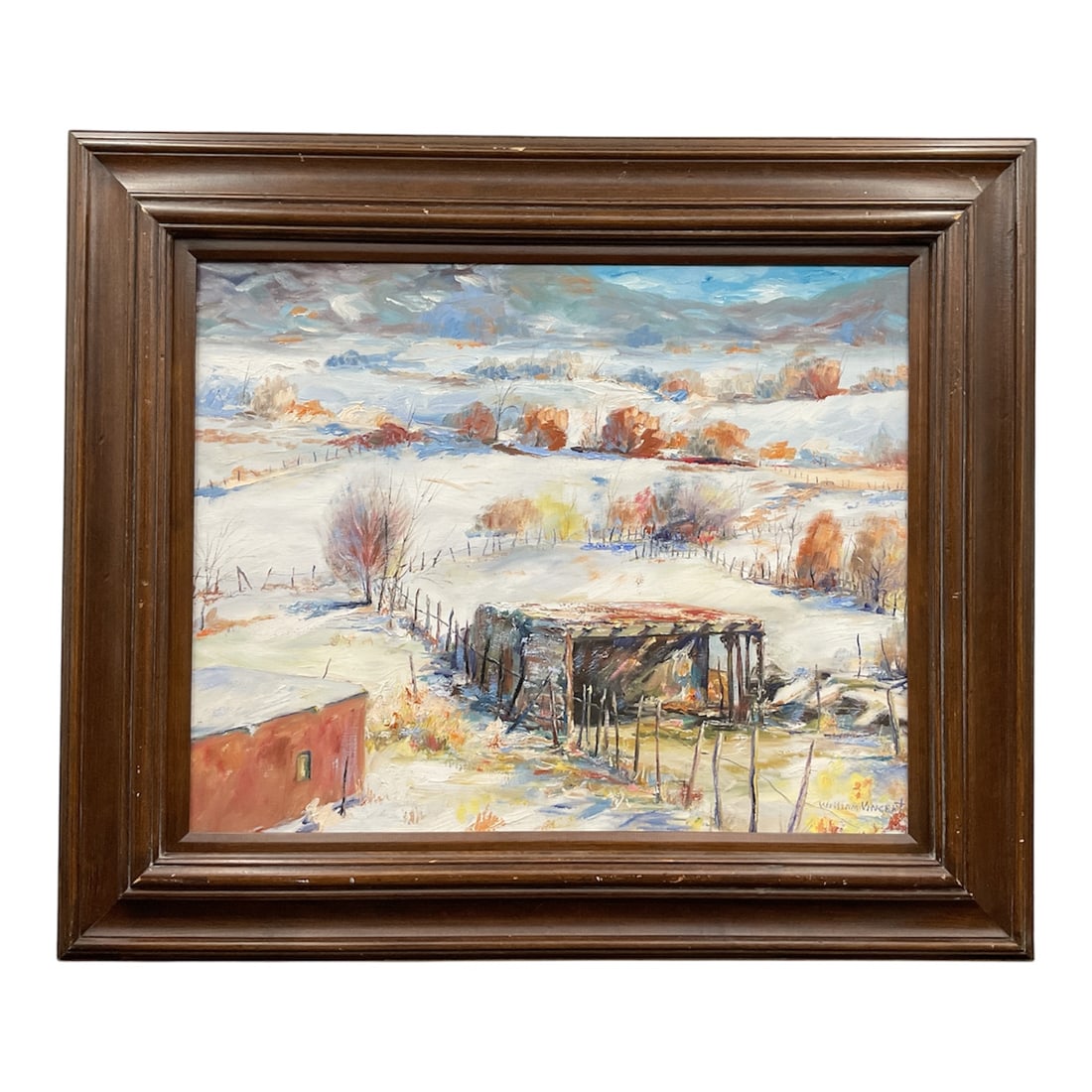 Landscape 52 by William Vincent Kirkpatrick (American, 1939–2004) Oil on Canvas, 1980s (1 of 5)