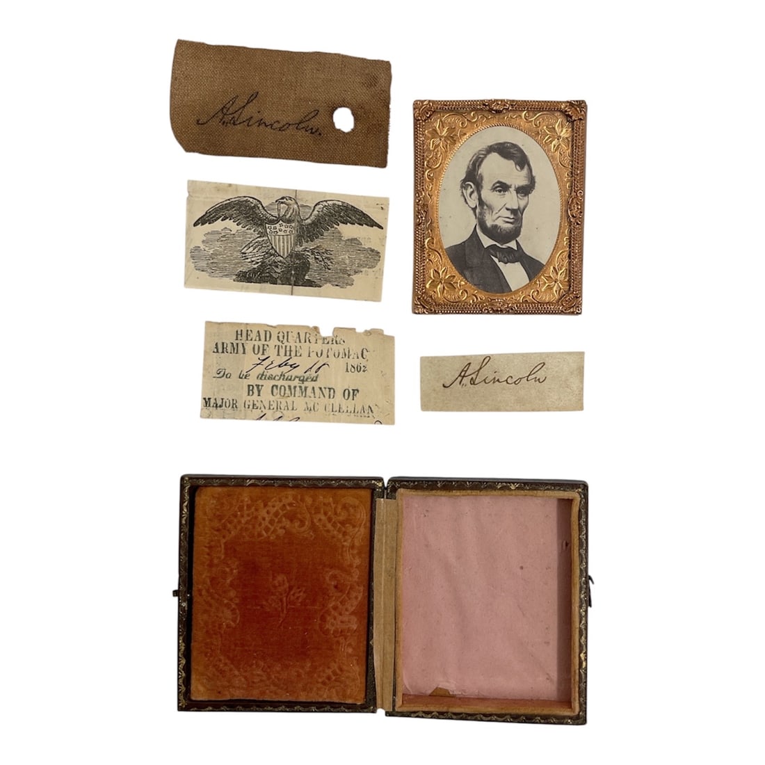 RARE Abraham Lincoln & Civil War Memorabilia Collection (1 of 5)