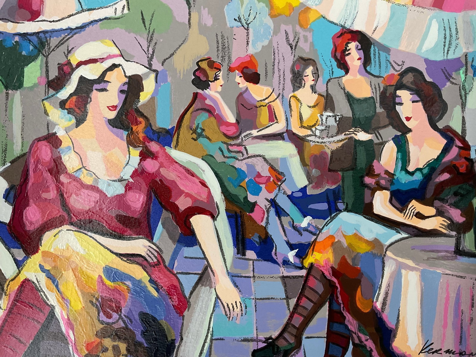 Michael Kerman "Cafe" Limited Edition Serigraph - 2