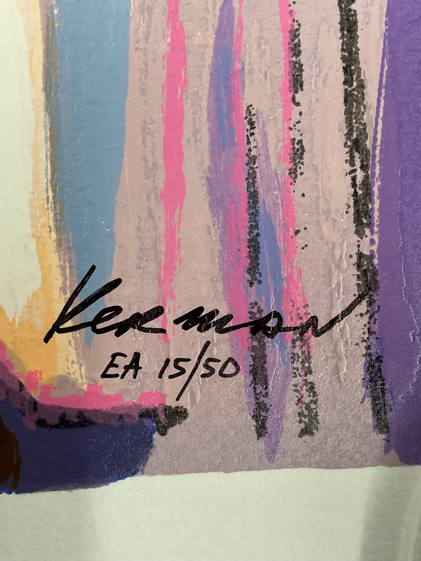 Michael Kerman "Cafe" Limited Edition Serigraph - 3