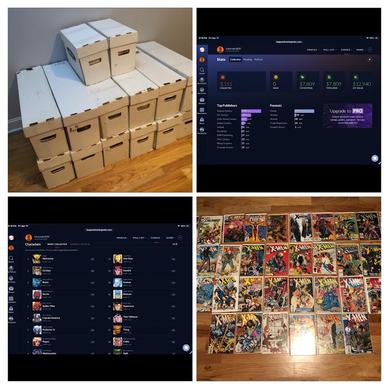 MASSIVE Comic Book Collection 3100+ Pieces- RARE, Limited Editions: RARE Opportunity - 3100+ Comic Books Assorted Titles, Decades, Publishers Estimated Value of Approx 13K via LeagueOfComicGeeks Screenshots show publisher & character breakdown All