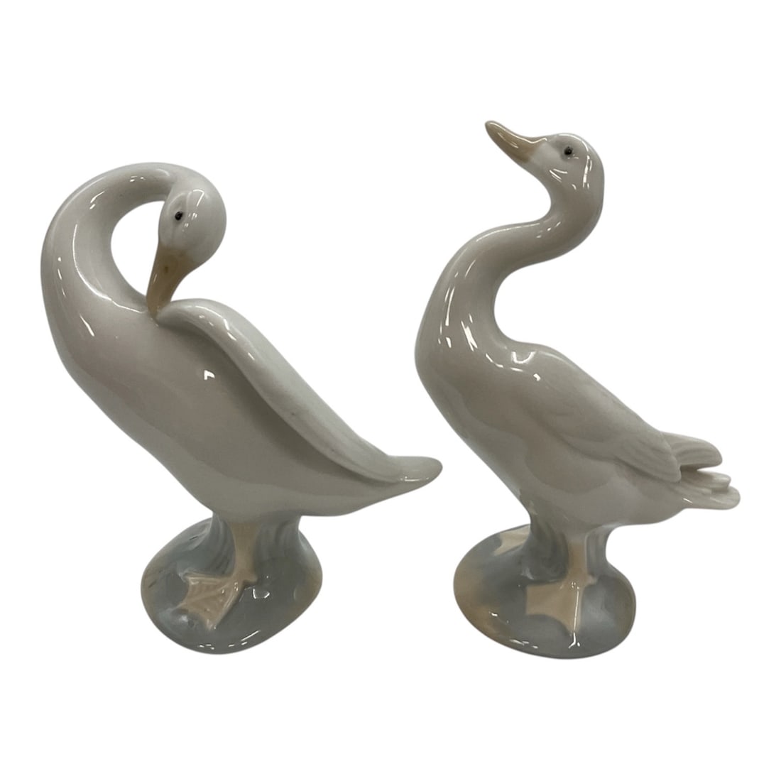 Pair of Lladró Porcelain Goose Figurines (1 of 4)