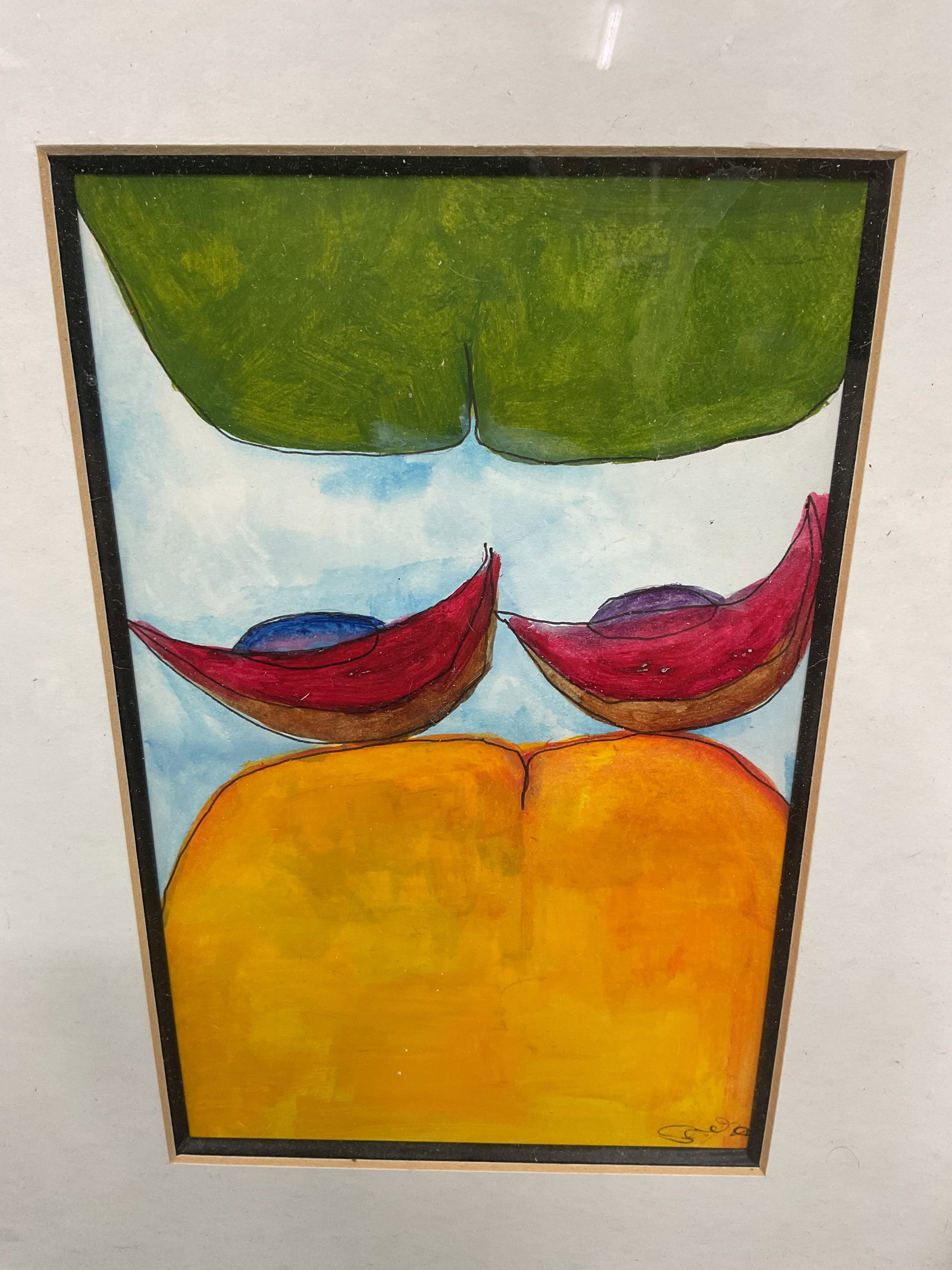 Untitled Abstract Composition, Signed Lower Right - 3