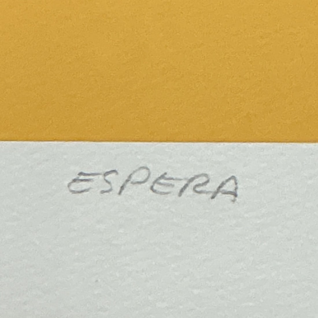 Espera by Joseph Eldouma Screen Print - 3