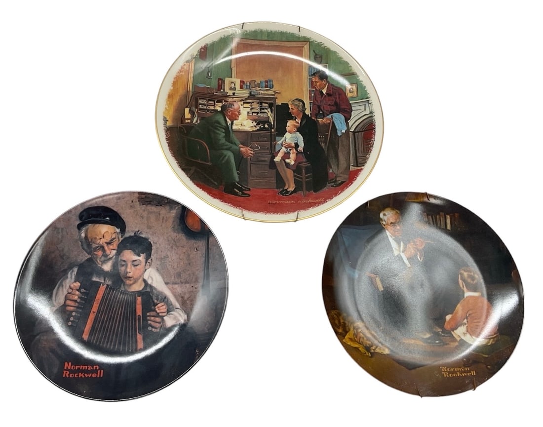 Collection of Norman Rockwell Collector Plates (1 of 7)