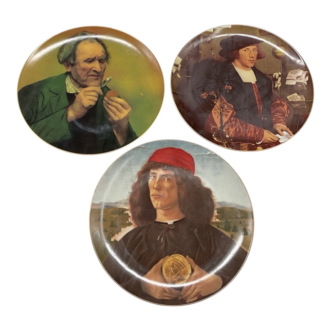 Collection of European Portrait Collector Plates (1 of 2)