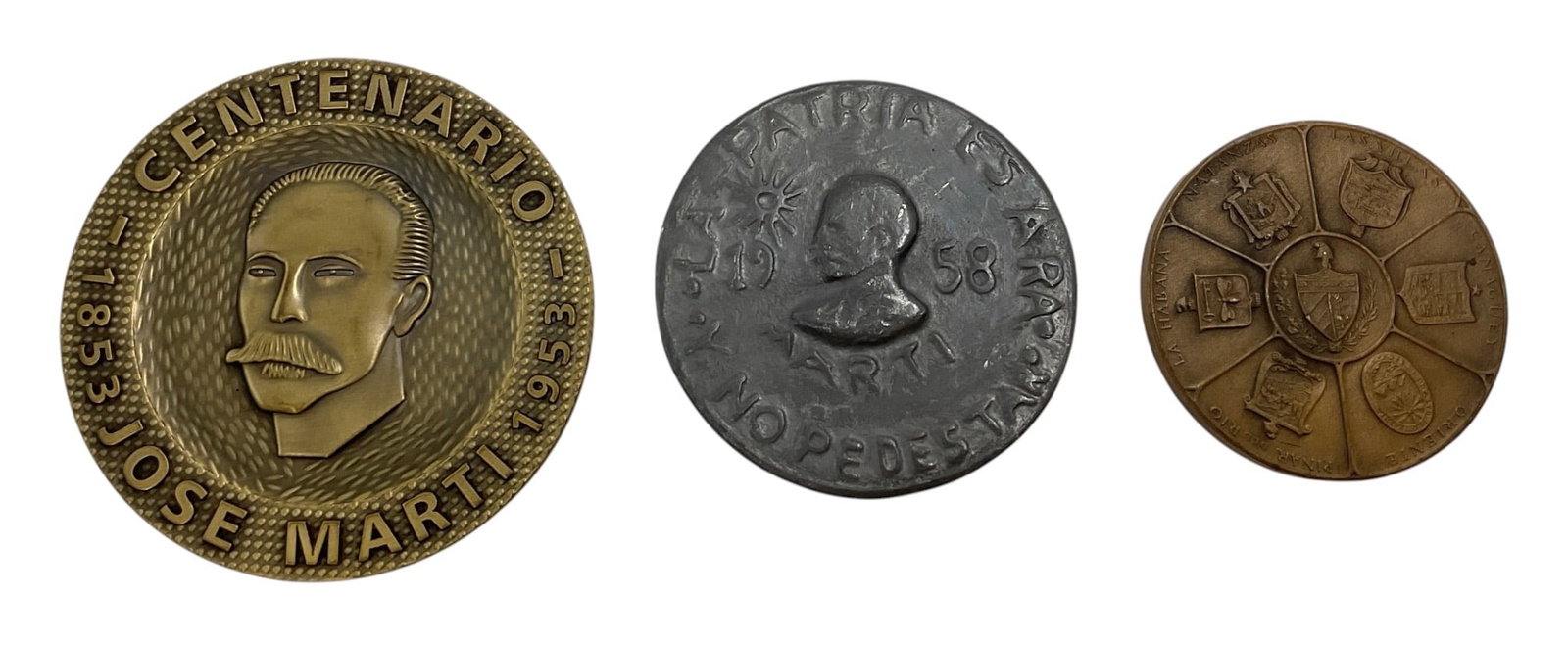 Group of Three Cuban Commemorative Medals (1 of 2)