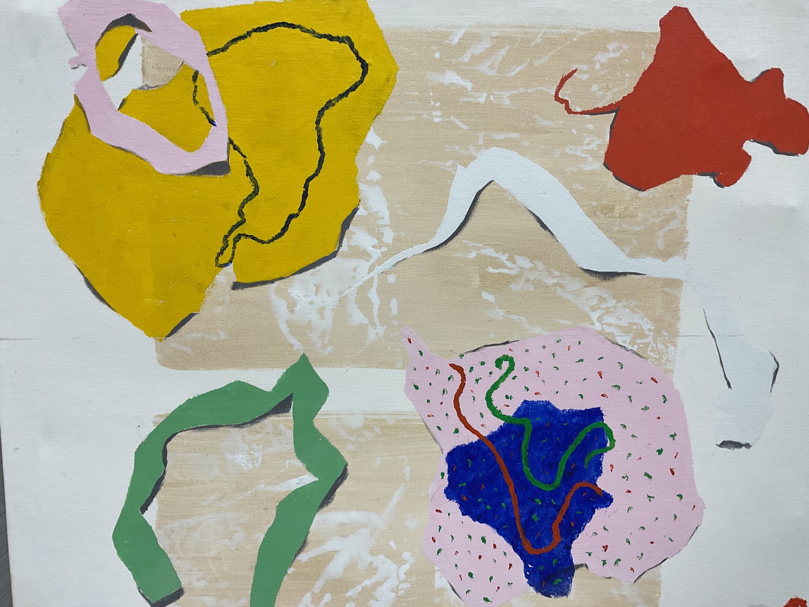 Abstract Mixed Media Composition - 3