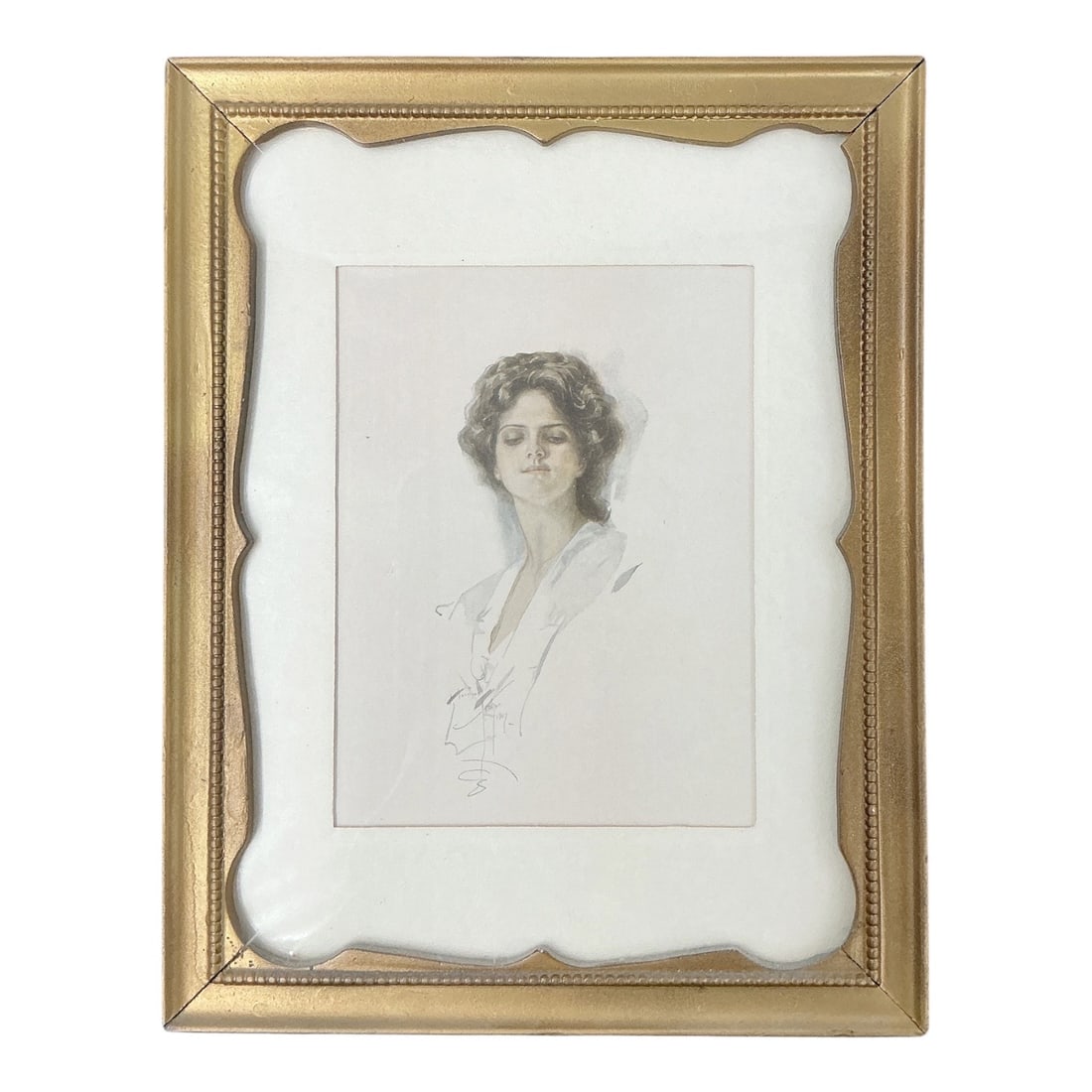 Portrait of a Young Woman by Harrison Fisher (American, 1875-1934) Print (1 of 4)
