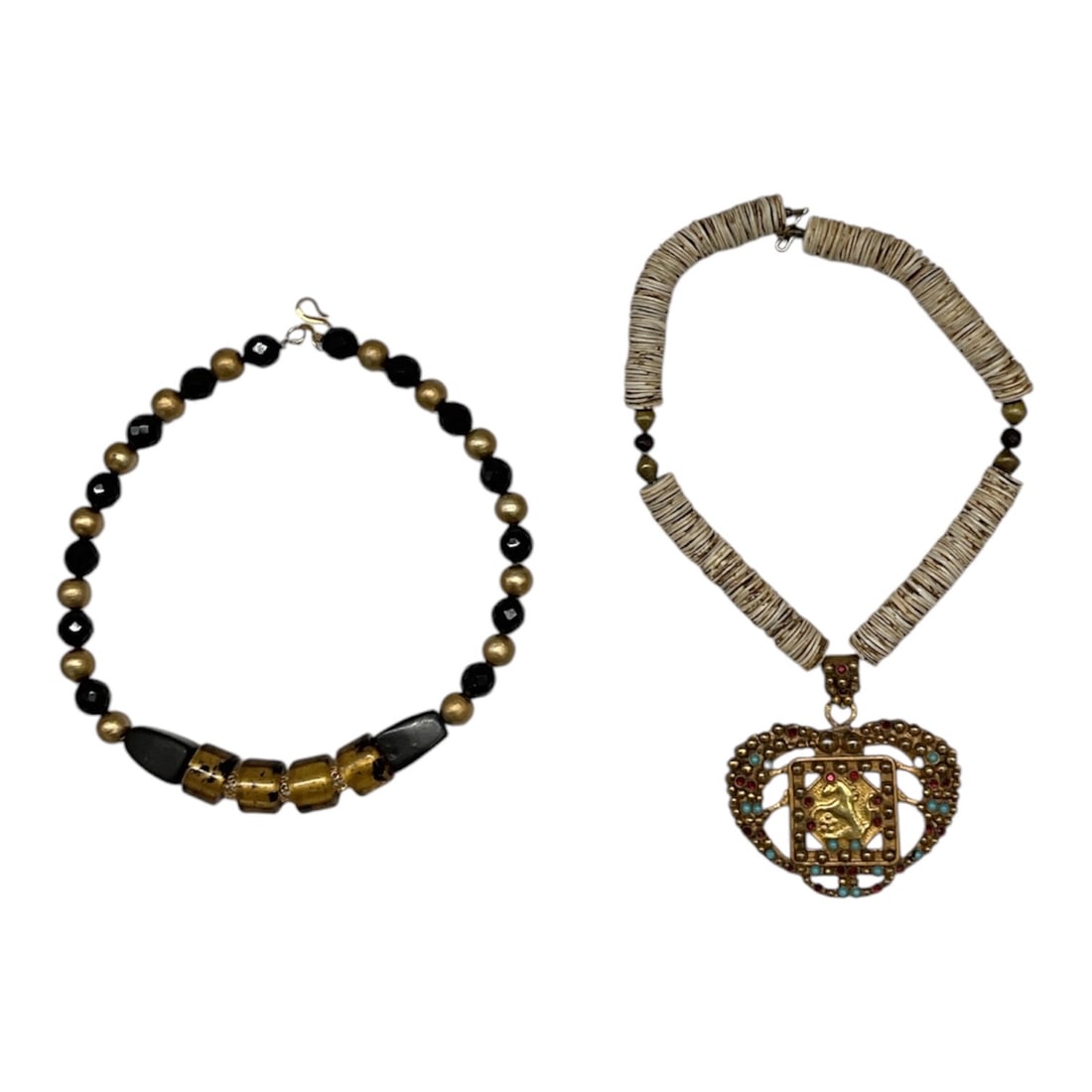 Pair of Vintage Fashion Necklaces (1 of 1)