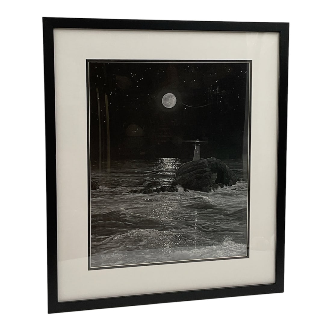 Philip Anthony Moonlit Seascape Gallery Proof Lithograph (1 of 5)
