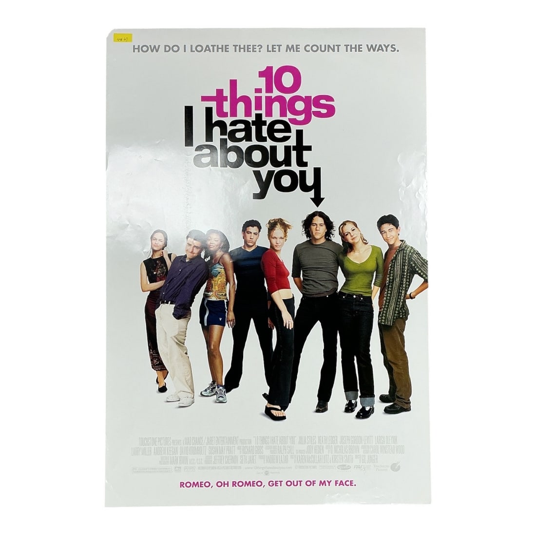 10 Things I Hate About You (1999) Original One-Sheet Movie Poster (1 of 3)