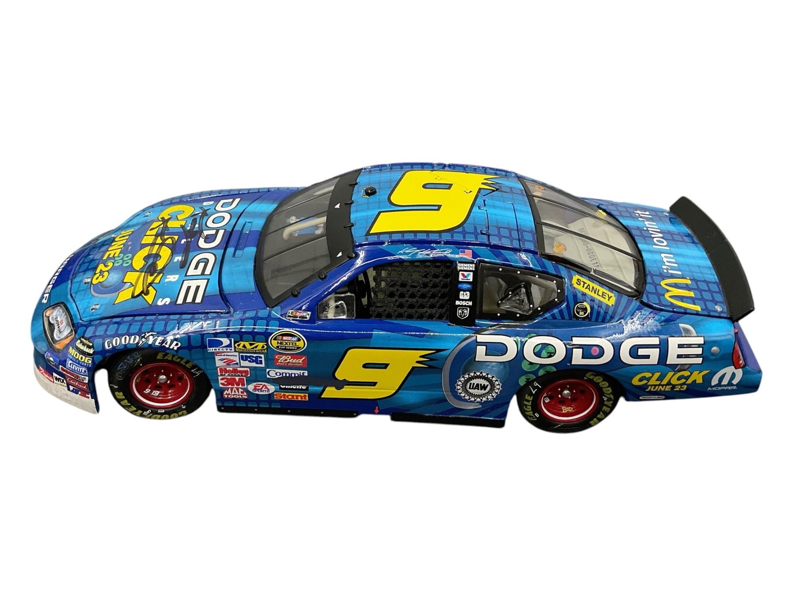Signed Kasey Kahne No. 9 Race Version NASCAR 1:24 Die-Cast Race Car (1 of 3)